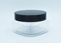 250ml正方形の明確なプラスチック表面クリームは化粧品の包装を震動させる