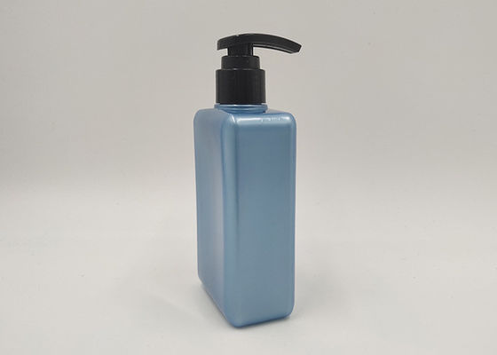 250ml正方形の平らなペット空のシャンプーのびんは、贅沢な化粧品OEM/ODMをびん詰めにします