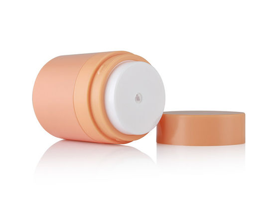 プラスチック円形の化粧品の目スキン ケアのためのクリーム色の空気のないポンプびん15g 30g 50g