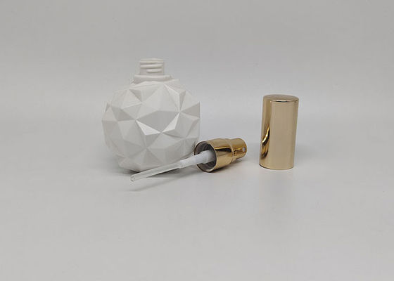 50ml空の注文の化粧品は丸型のプラスチック ペット白い色をびん詰めにする